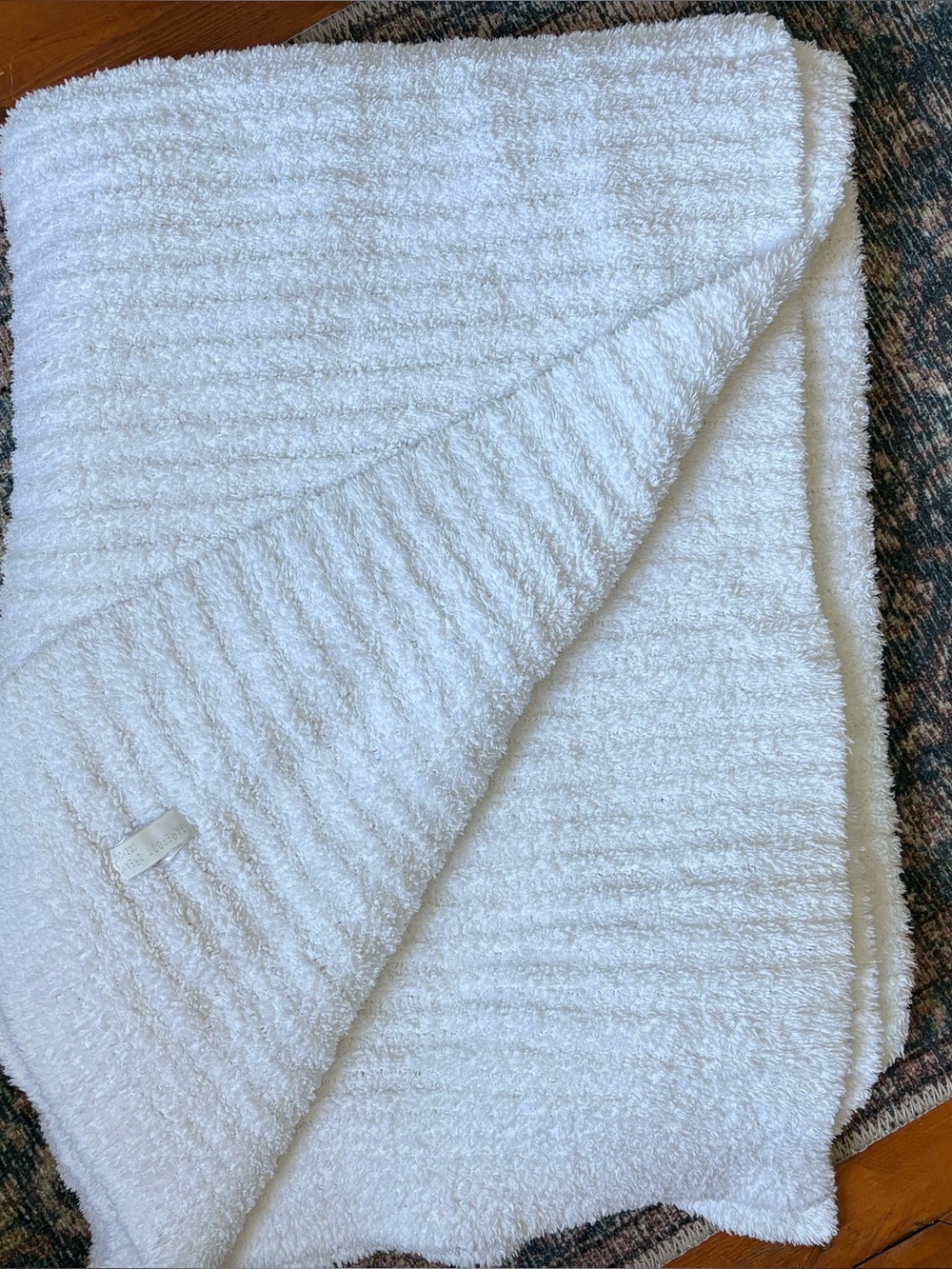 Barefoot Dreams - CozyChic Ribbed Throw White